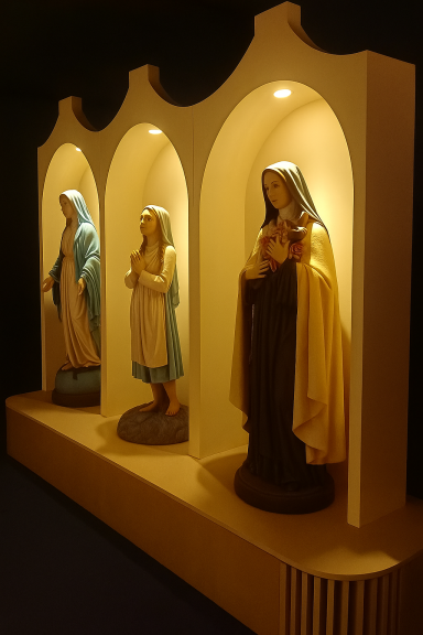 Illuminated Statue Alcoves